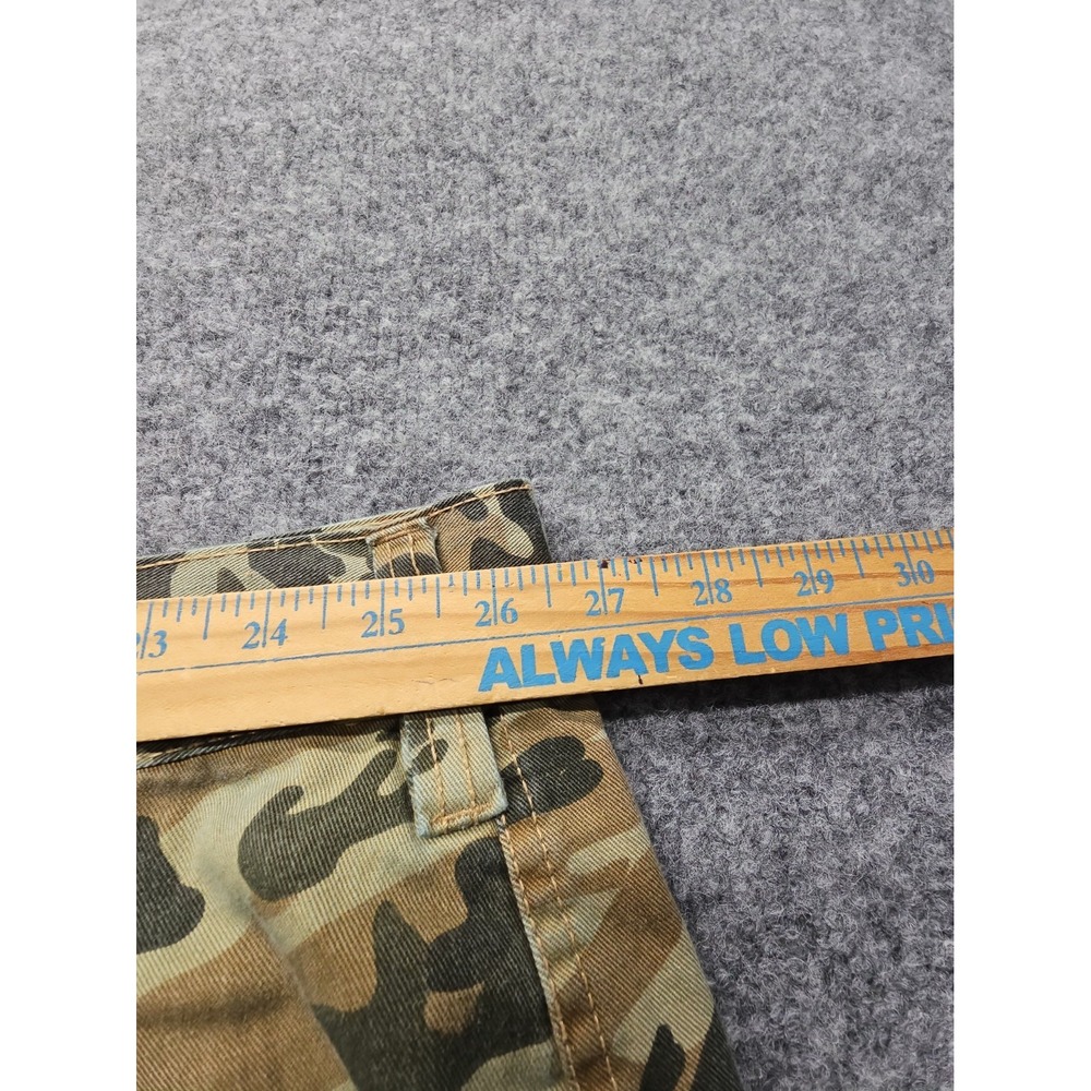 Rocawear Camouflage Cargo Pants  Men's 54x34 Hip Hop Baggy Green Army - Picture 8 of 12